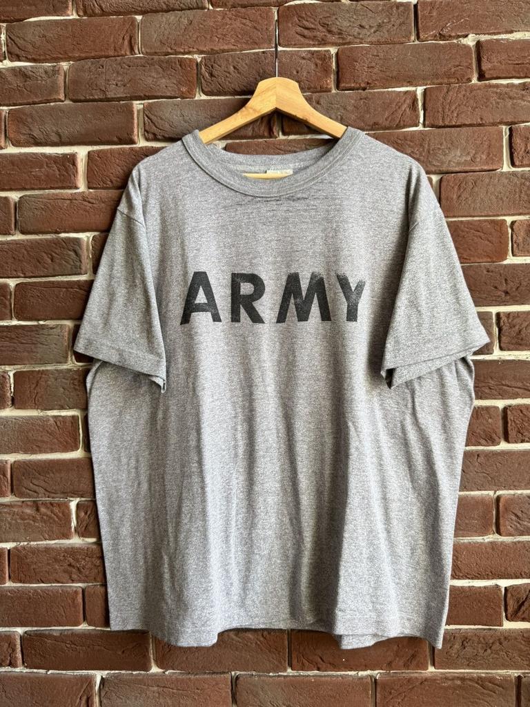 Vintage 80s Army Spellout Single Stitch T Shirt Band art XL Unisex T-Shirt