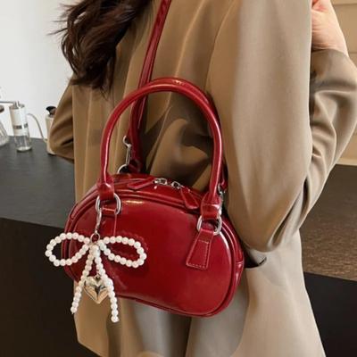Women's Patent Leather Handbags  New Fashion Versatile Shoulder Bags Women Brand Designer Luxury Zipper Commuting Bags