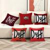 Ft D-Duffs Beer Pillow Gift Home Office Decoration Bedroom Sofa Car Cushion Cover Case 45x45