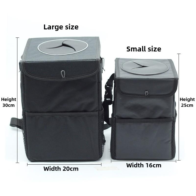 Foldable Removable Waterproof Car Trash Can with Lid Car Storage Box, Suitable for Trucks, SUV, Cars Multi-Purpose Trash Can