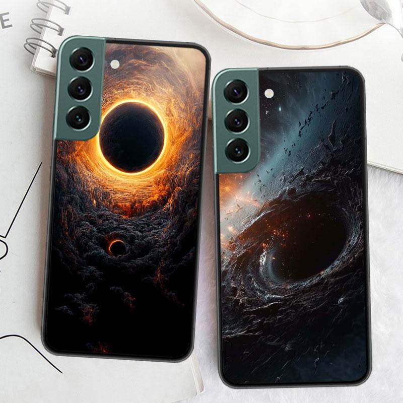 Cosmic Starry Sky Black Hole Phone Case For Samsung Galaxy Note 20 Ultra 10 Lite 9 8 M12 M21 M30S M31 M32 M51 M52 S10 S9 S8 Plus