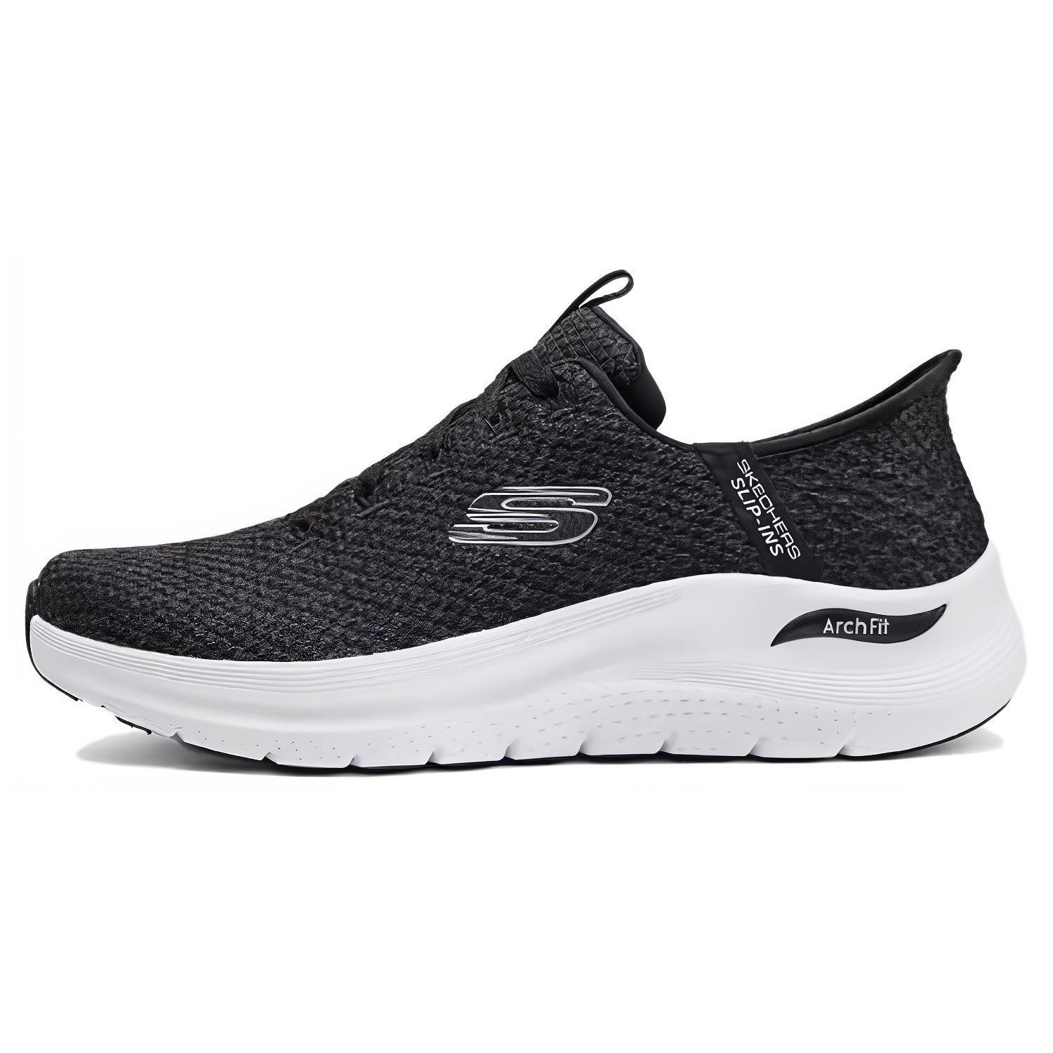 Skechers Удобные низкие кроссовки для бега Мужские кроссовки Черно-белые 232462-BKW 42