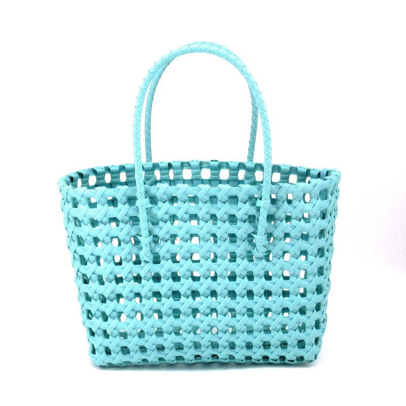 New Holiday Woven Beach Photo Bag - Handheld Hollowed-out Vegetable Basket Handbag