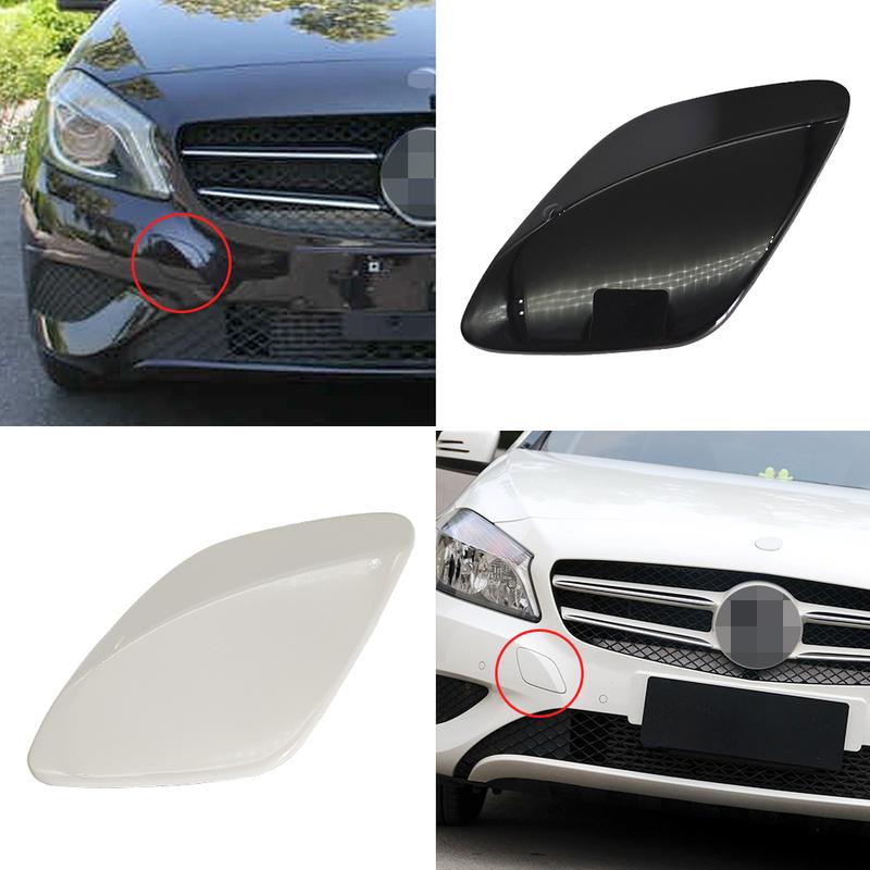 For Benz A Class Car Front Bumper Tow Hook Cover Cap Black For Benz Mercedes W176 2013-2018 A180 A200 A250 A260 1768850122