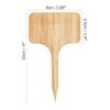 Wooden Plant Label Plant Label T-Shaped Garden Marker Plant Vegetable Seedling Name Plate Outdoor Waterproof Handwritten Label