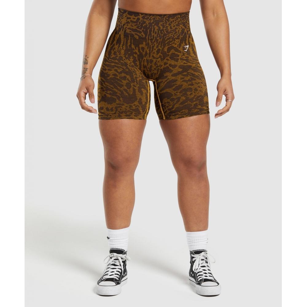 

GYMSHARK Adapt Safari Узкие шорты Archive Коричневый Желтый B6A8L NCKY