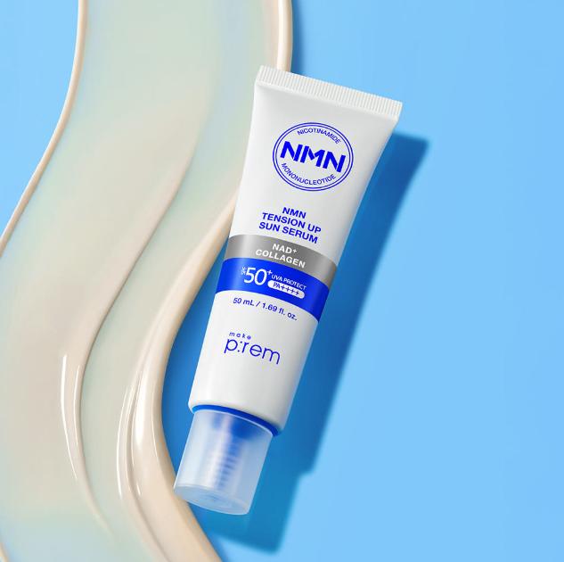 Make P:REM NMN Tension Up Sun Serum 50ml – Firming & UV Protection Care