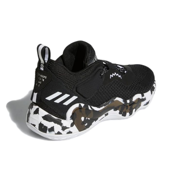 Adidas DON. Ausgabe #3 Farbklecks - Schwarze Unisex-Sneaker Core-Black Cloud-White H67719