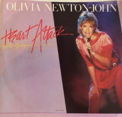 7-Zoll Schallplatte OLIVIA NEWTON-JOHN - Herzinfarkt MCA52100 MCA Records 1982 US Pop Gebraucht