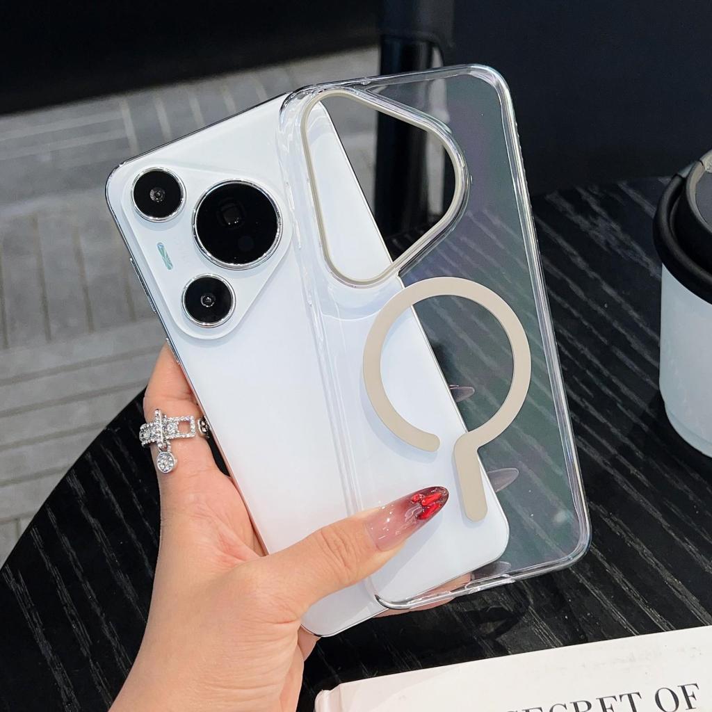 High Transparency P70A Phone Case: Unique Design, Drop-Proof, Magnetic Suction for P70PRO