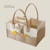 Felt Material Nursery Storage Bin Foldable Design Portable Baby Organizer  Baby Care