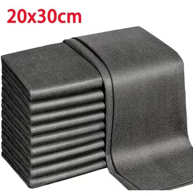 

1 шт. Волшебные чистящие салфетки, многоразовые тряпки из микрофибры для мытья окон и зеркал автомобиля, полотенца для протирки, бытовые кухонные чистящие средства 1pc