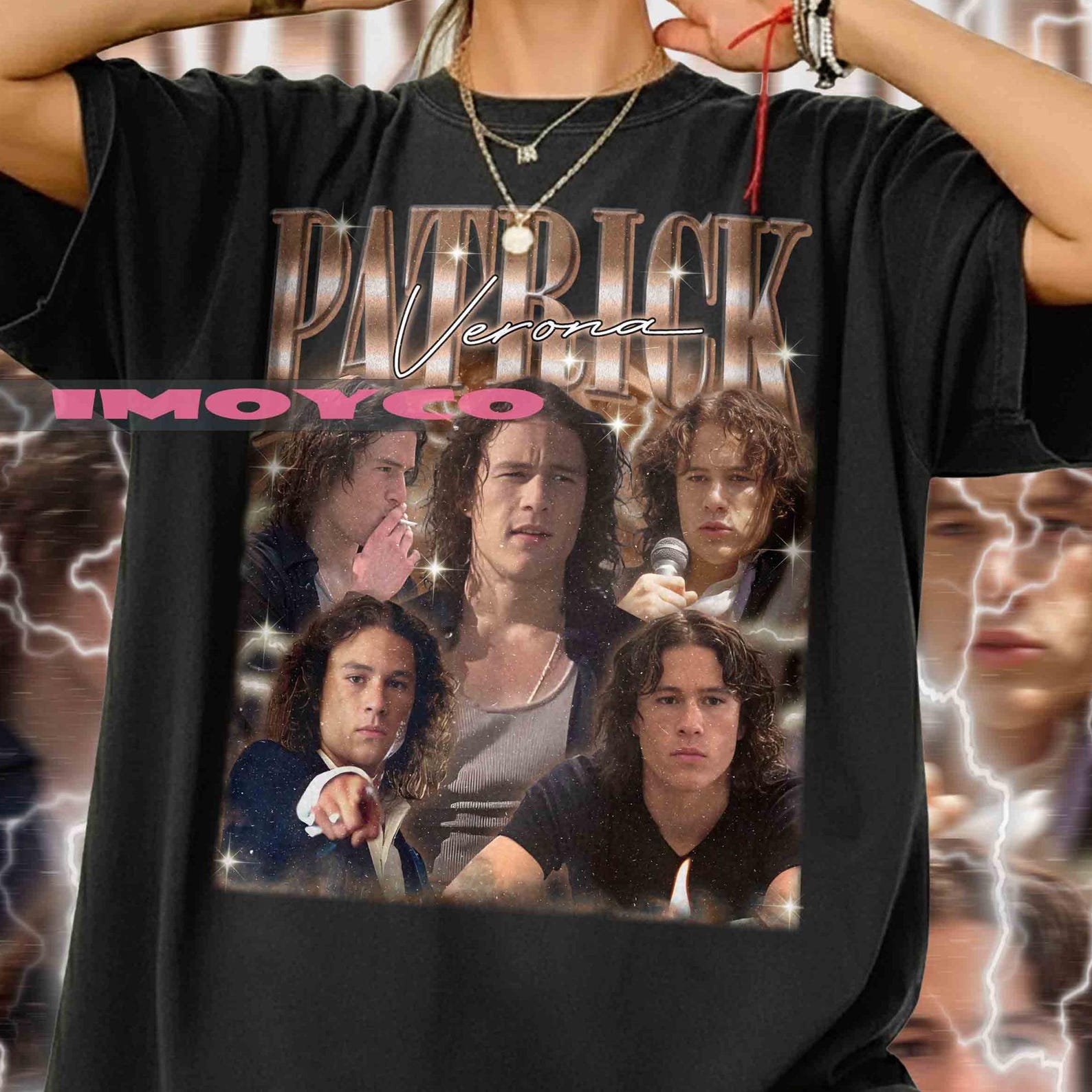 Retro Patrick Verona Shirt - 10 Thins I Hate About You Shirt,Patrick Verona Merch,Patrick Verona T-shirt,Patrick Verona T shirt,Heath Ledger 4XL