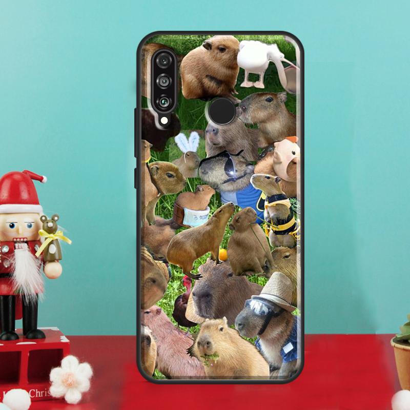 Capybara Cute For Huawei Nova 5T 10 9 SE 12s 11i 12i Y91 Y90 Y60 Y70 Y72 Y61 P20 P30 P40 Lite P60 Pro Case