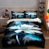 White Floral Motif. Bedding Duvet Cover Sets Duvet Covers Pillowcases Gifts (1 * Duvet Cover 2 * Pillowcases, Without Duvet Insert)