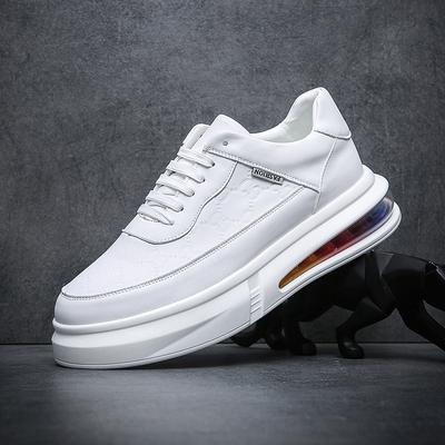 Men's Shoes Trend Fashion White Shoes Summer Air Cushion Bottom European Products Wenzhou Men's Shoes Physical Live Broadcast Shake Fast Direct Supply