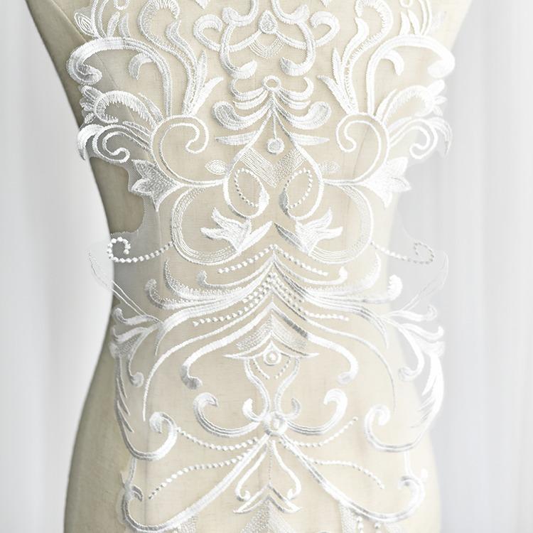 Oversized European And American Embroidery Lace Accessories, Wedding Dress Handmade Diy Materials, High-End Clothing Fashion Decorative Flowers