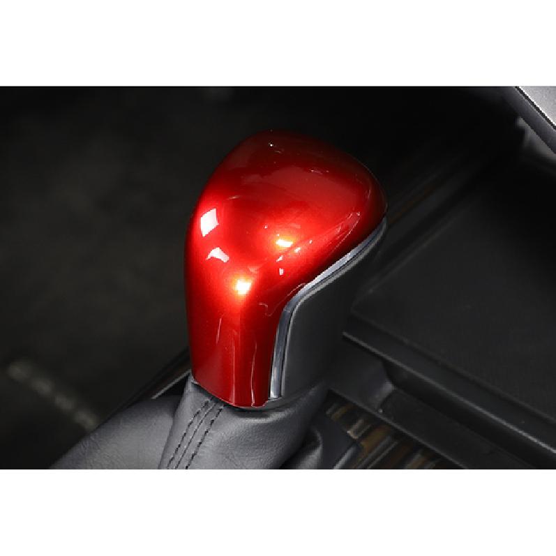 ABS Bright Red Gear Shift Knob Cover Trim For Toyota Corolla -
