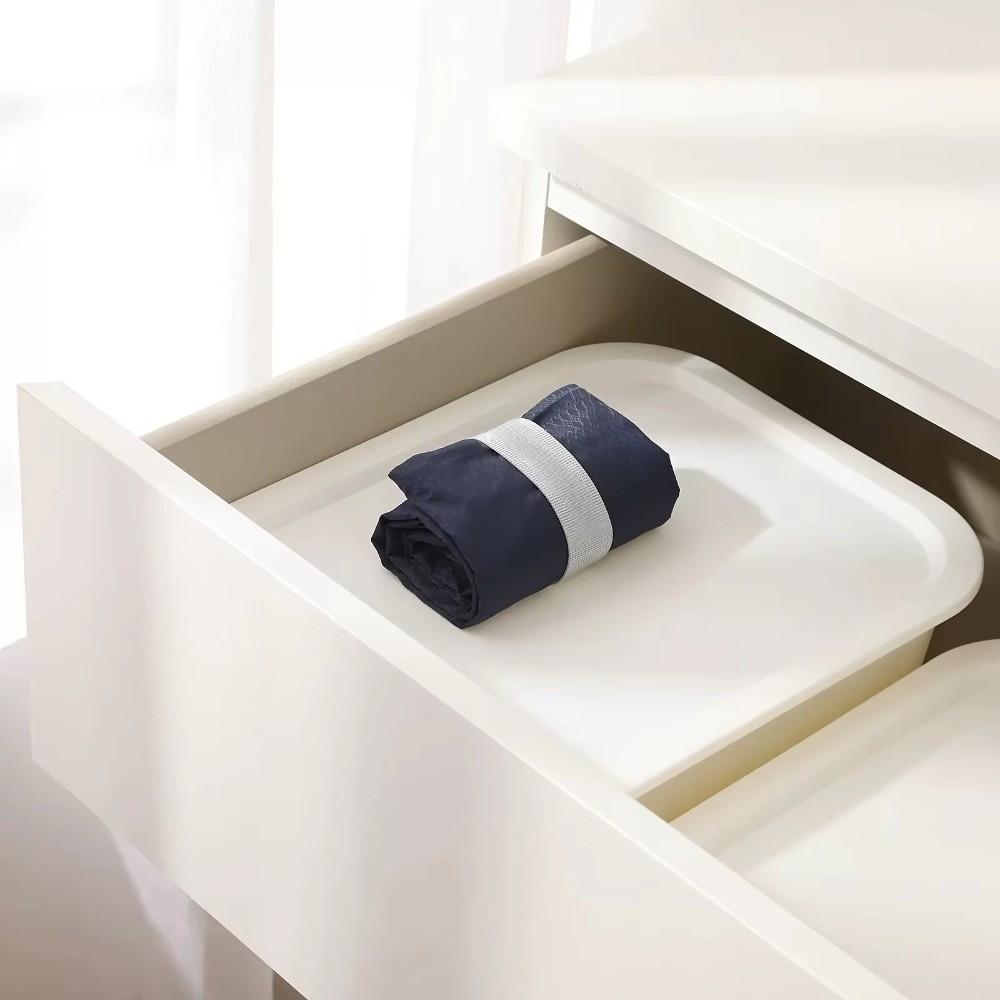 Waterproof Travel Clothes Storage Bag Solid Color Laundry Storage Bag Portable Clothes Bag Travel