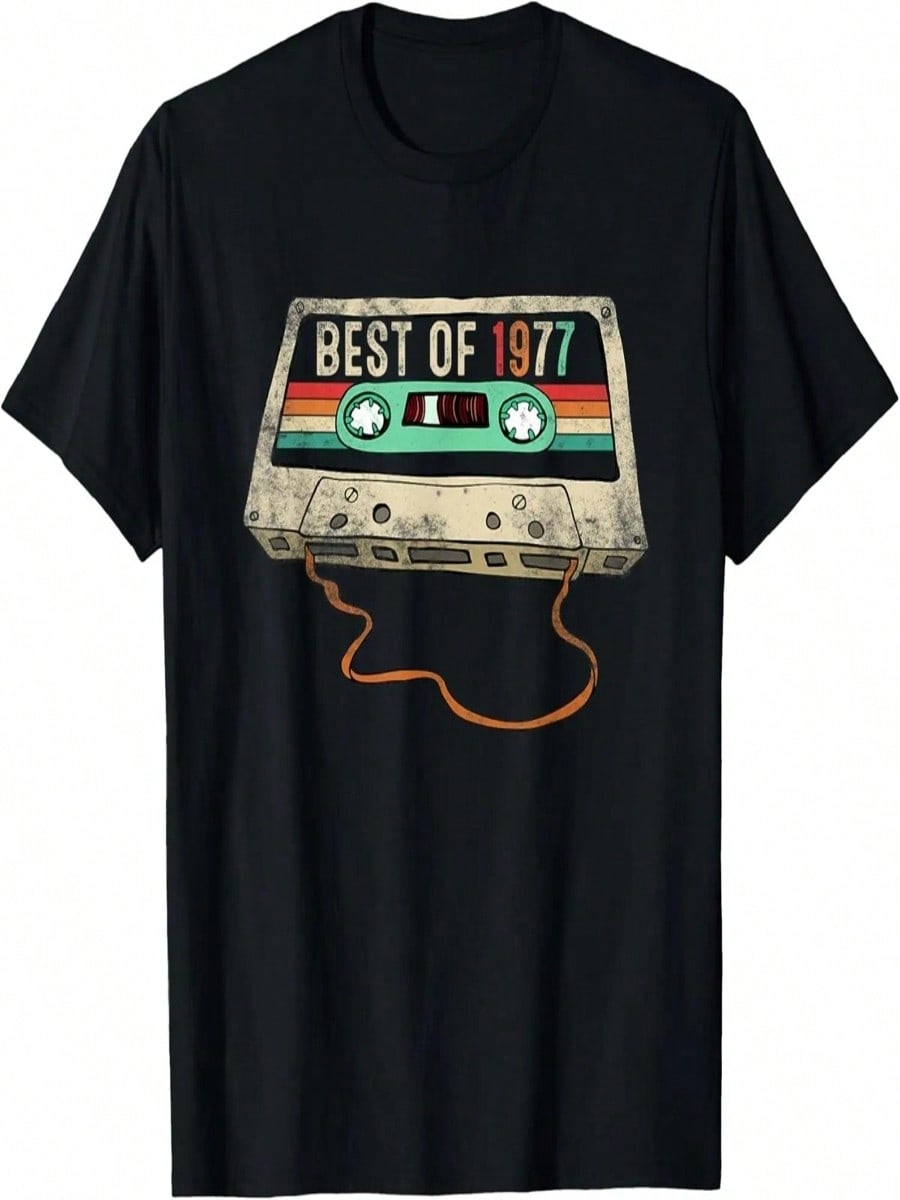 Best Of 1977 45 Year Old Gift Vintage 1977 45th Birthday T-Shirt S разноцветный