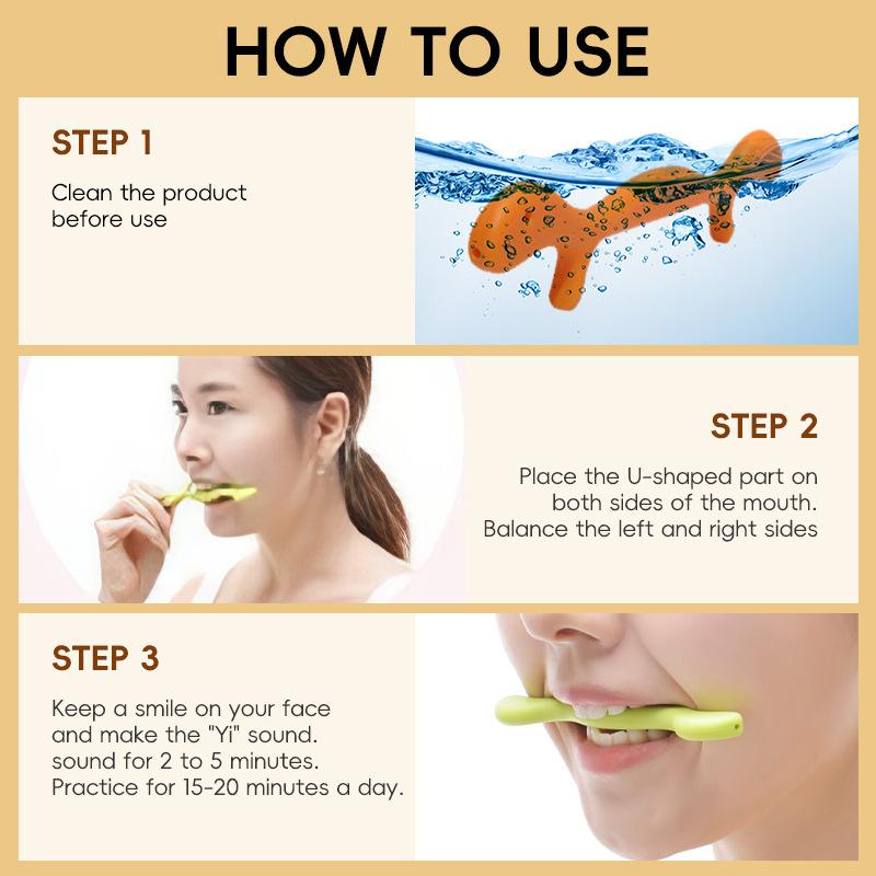 Smile Training Massager Mouth Trainer Smile Exerciser Nose Lip and Facial Muscle Massager