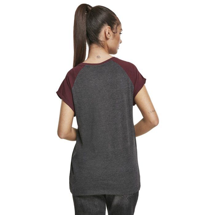 Urban Classics Ladies - RAGLAN Contrast Top Long Shirt