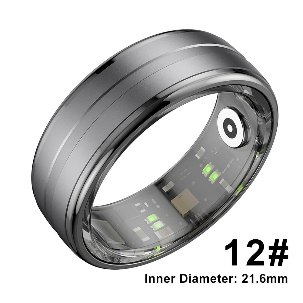 Smart Ring Multi Sport Modi Fitness Tracker 5ATM Wasserdicht Schlaf Blut Sauerstoff Herzfrequenz Überwachung Schritt Zählen Smart Ring