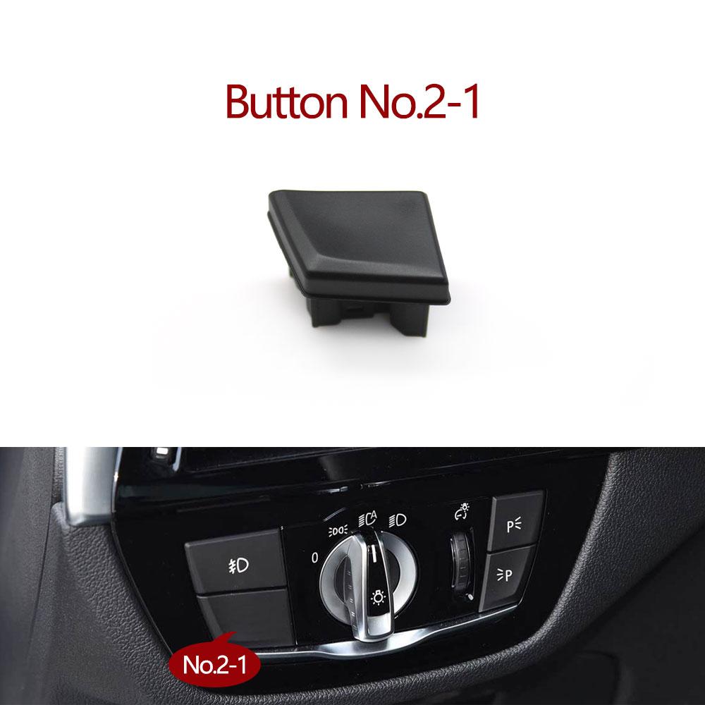 Car Headlight Switch Rotary Knob Head Lamp Switch Foglight Button Cover Replace For BMW G30 G31 G38 F90 G32 G01 G08 F97 G02 F98
