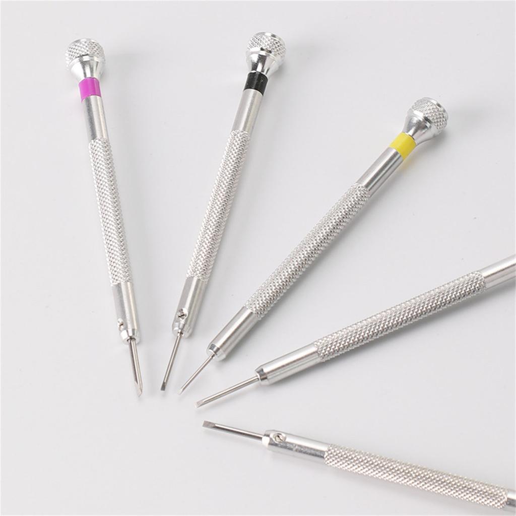 5Pcs Screwdriver Mobile Phone Clock Computer Multifunctional Maintenance Disassembly Tool Eyeglass Repair Screwdriver