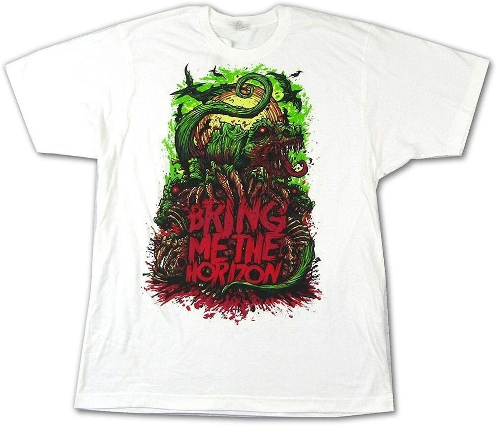 

Bring Me The Horizon Band Dinosaur Tour Cotton White Men S-34XL T-Shirt A665 2XL