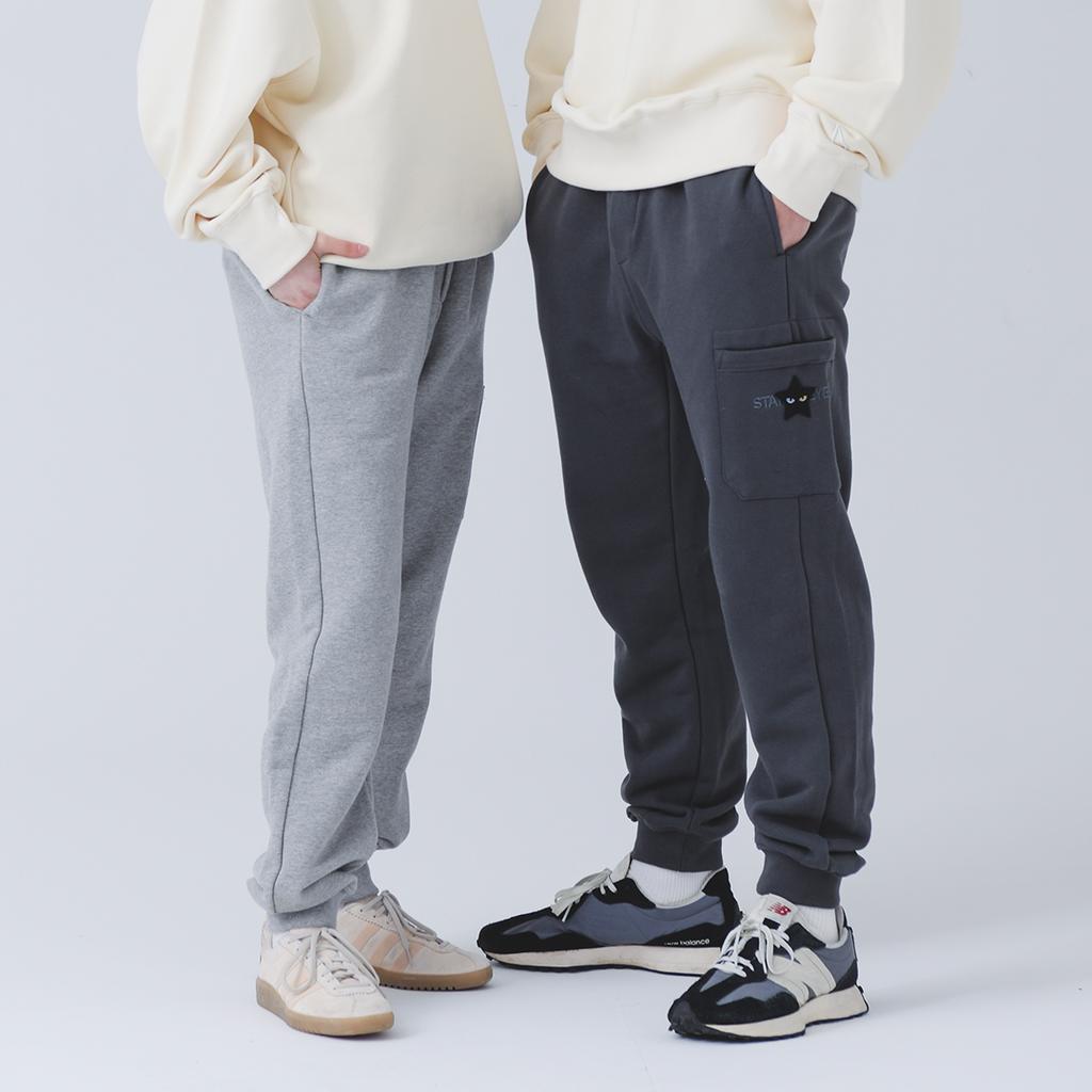 STARRYEYED Signature Star Sweat Jogger Pants (Gray)