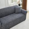 Guro Series 3D Jacquard Solid Color Velvet Sofa Cover 