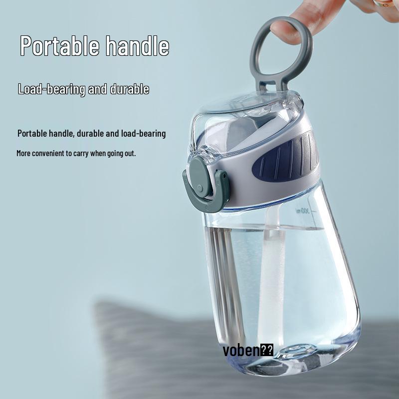 Niedlicher Sommer-Strohbecher für Mädchen und Kinder - Tragbarer gewebter Plastikbecher