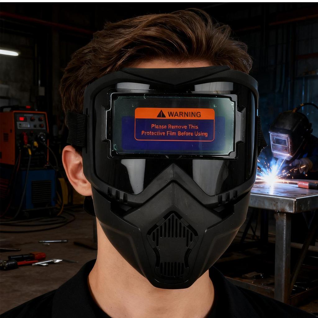 Welding Helmet Arc Tig Mig Welding Helmet Glare Blocking Face Protector For Arc Tig Mig Construction Woodworking Metalworking