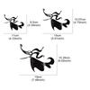Small Town Christmas Ghost Silhouette Pumpkin Nose Reflective Car Creative Sticker Vinyl Decals Auto Universal Decor Accessories