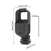 ABS Camera Bracket Holder for Action Cameras Offering Secure Cold Shoe Base Enhances Stability During Recording