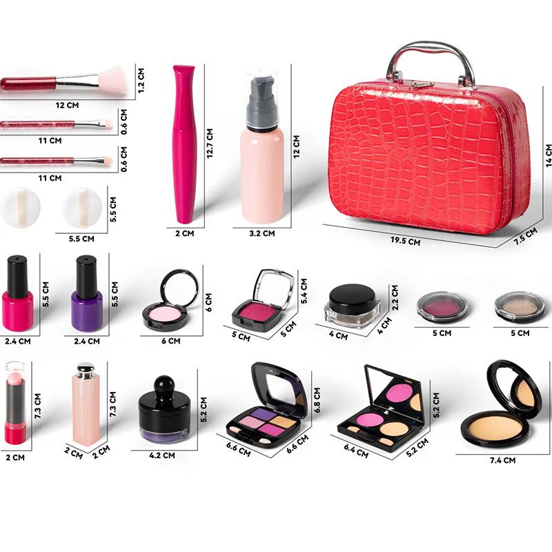 Simulation Cosmetics Toy Set: Colorless Lipstick & Nail Polish for Kids