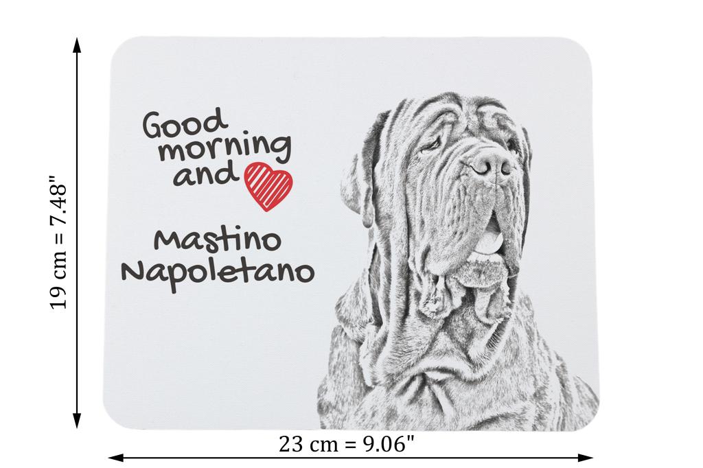 Neapolitan Mastiff, Mastino Napoletano - Mouse Pad with Print, Personalized Dog-themed Mouse Pad, Unique Gadget for an Office Worker by Art-Dog Brand