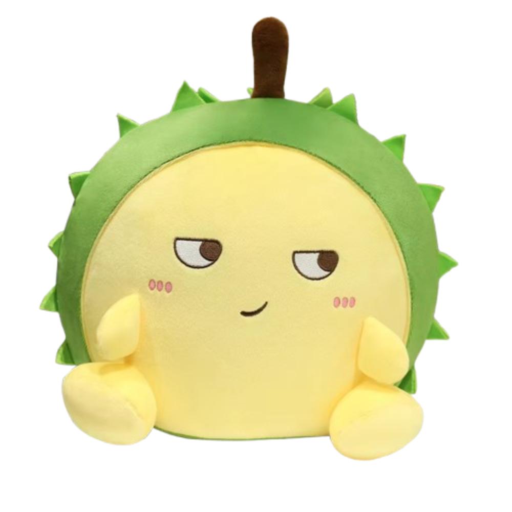 Fluffy Emote Durian Plush Toys Soft Stuffed Durian Toys  Kids Holiday Gifts