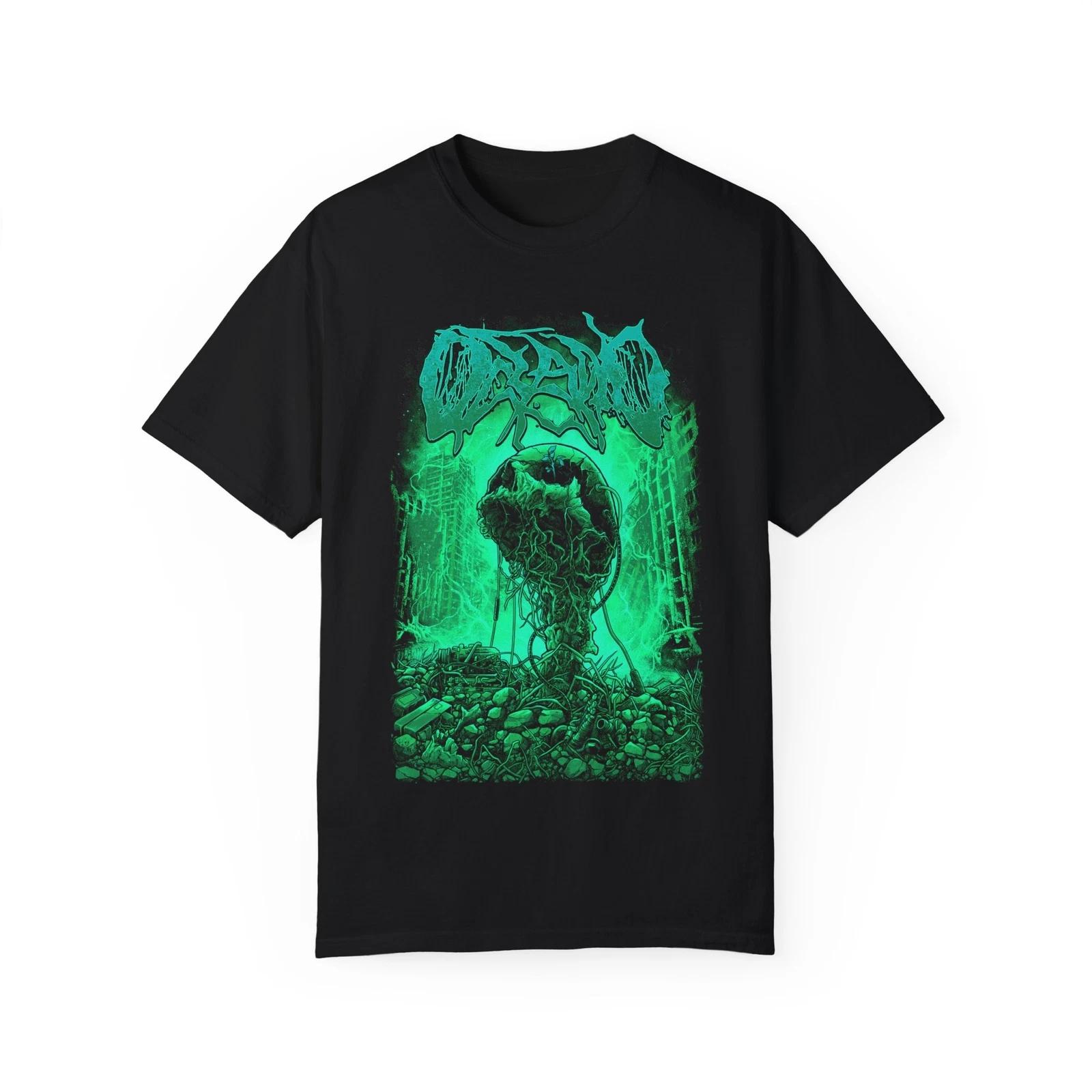 Oceano Gothic Graphic T-Shirt, Edgy Skull Tee, Occult Fashion, Deathcore Merch L