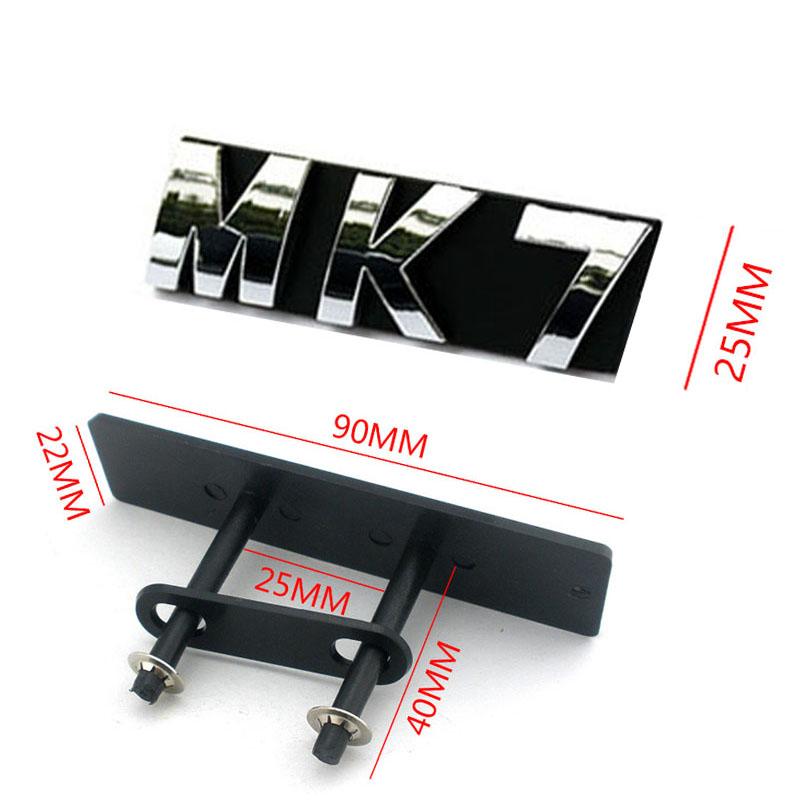 2026 Hot For Volkswagen VW Front Grille Hood Emblem Badge MK7 Letters AutoTrunk Sign Golf 7 Car