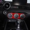 Hcilloend Carbon Fiber Air Conditioning Switch Air Conditioning Control Air Conditioning Knob Air Conditioning Control Cover for New Mazda Roadster RF