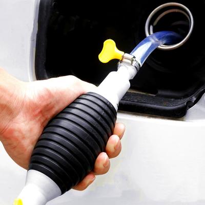 Universal-Hand-Gasölpumpe Auto-Kraftstoffpumpe Manuelles Saugrohr Benzin-Siphonpumpe Automotoren Kraftstoffversorgungssystem Zubehör