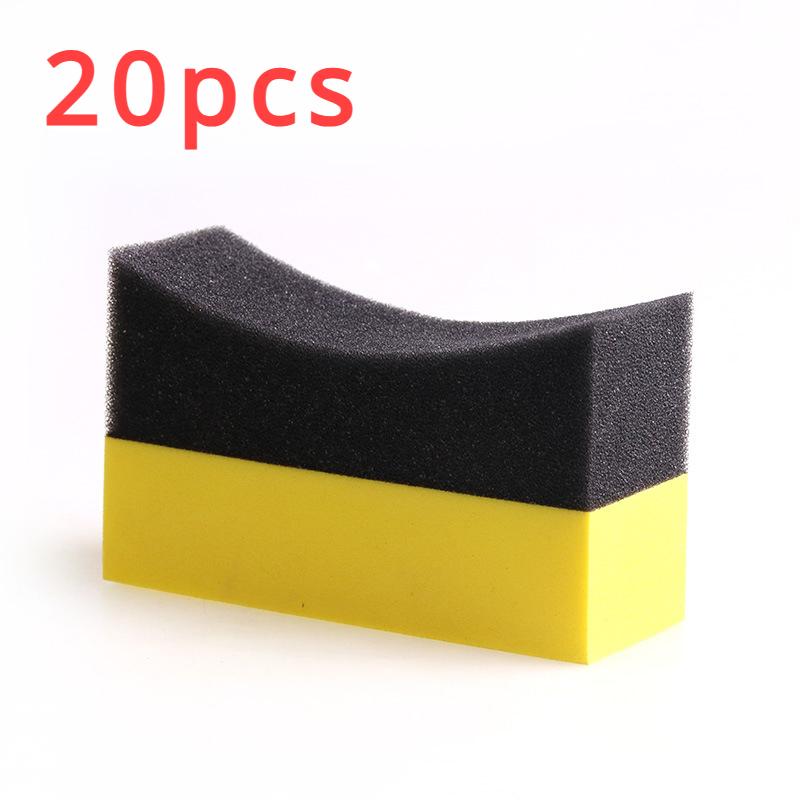 5/10pcs Auto Cleaning Sponge Brush Set for Car Wheel Tire Wash Wipe Water Suction Sponge Pad Wax Polishing Tyre Brushes Tools