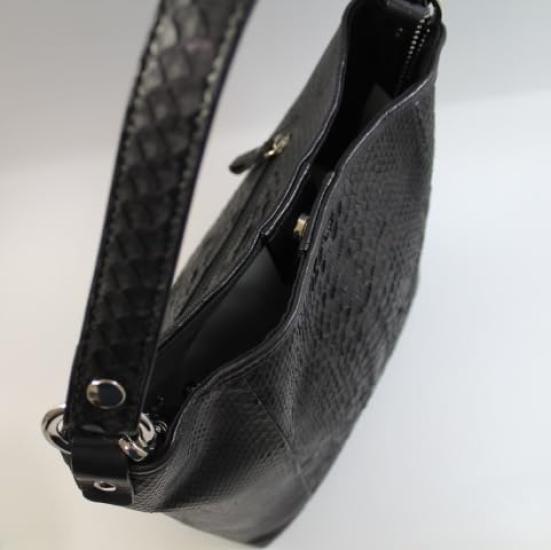 Kimono in Japan by Python and Genuine Leather Diamond Python [Luxury Store] [Top Quality] [Made JRA] Bag, Black, Men's Women's, Handbag/Shoulder Bag,