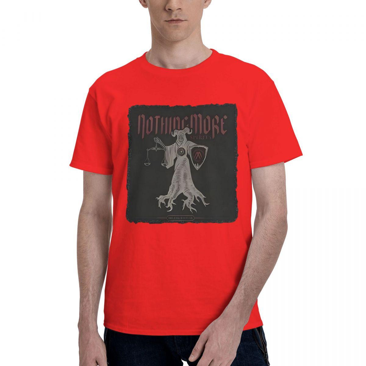

NOTHING MORE Band 100 Cotton Casual Breathable Confortable Men Top Football Shirts 2025 Mens Wear S