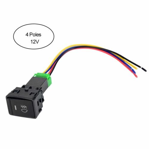 Switch B Type, Nissan Fog Switch, Hog Lamp Push Switch Applicable To Nissan Cars - Qiilu