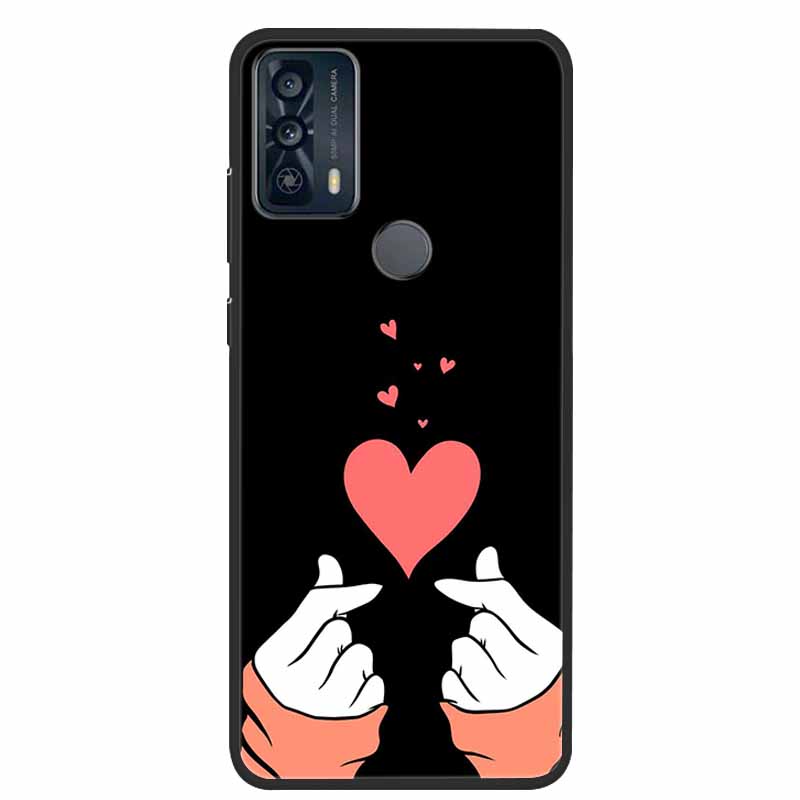 For TCL 20Y 20E Case Luxury Soft Silicone TPU Back Cover For TCL 20Y 20B Phone Cases TCL20Y 20 Y TCL20E Cute 6125F Funda Cartoon