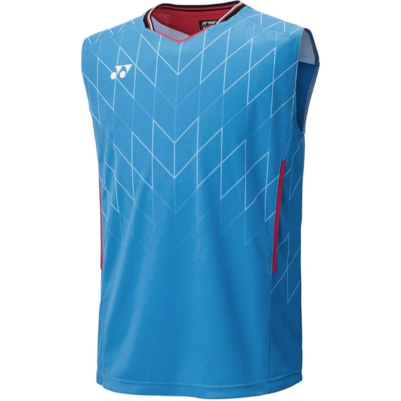 

[YONEX] sleeveless shirt Men s game shirt (sleeveless) Cerulean blue(449) L