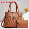 Pu Minimalist Tote Bag For Women With Large Capacity And Zipper Closure For Daily Use